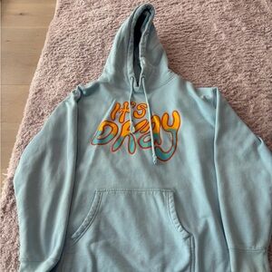 Graphic Hoodie with 'It's Okay' Design